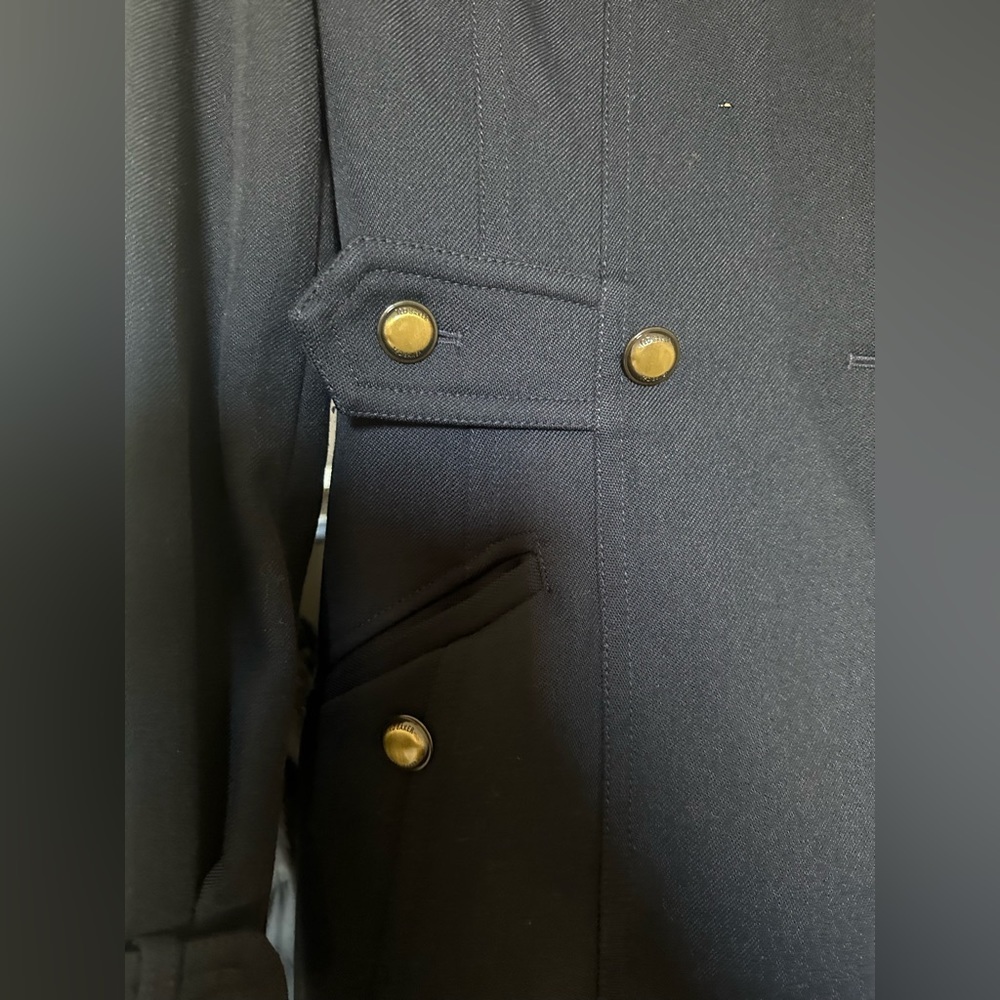 Ted Baker Navy Jacket with Gold Accents - Picture 5 of 8